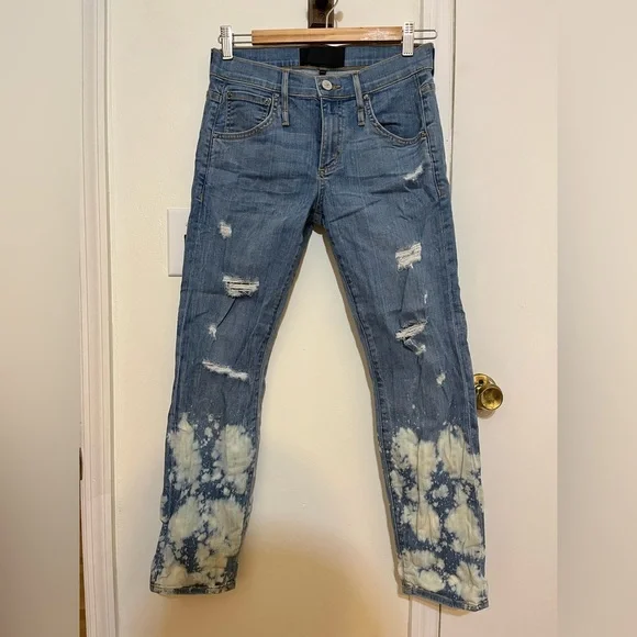 Calvin Rucker Distressed Denim Jeans - Picture 2 of 7